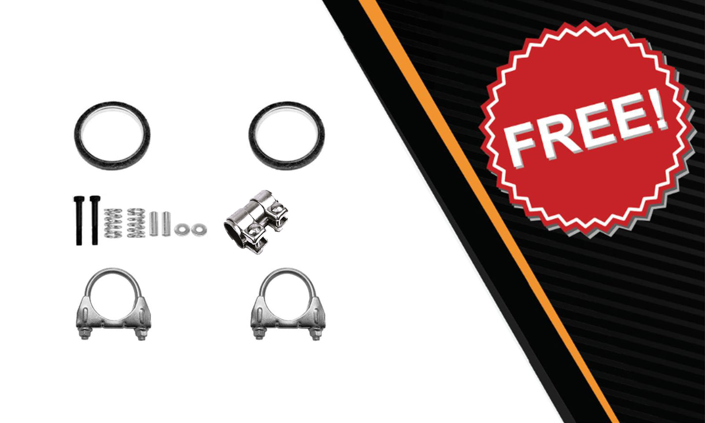 Catalytic Converter, Muffler and Resonator Pipe for 2004-2009 Toyota Highlander and Lexus RX350 3.3L 3.5L