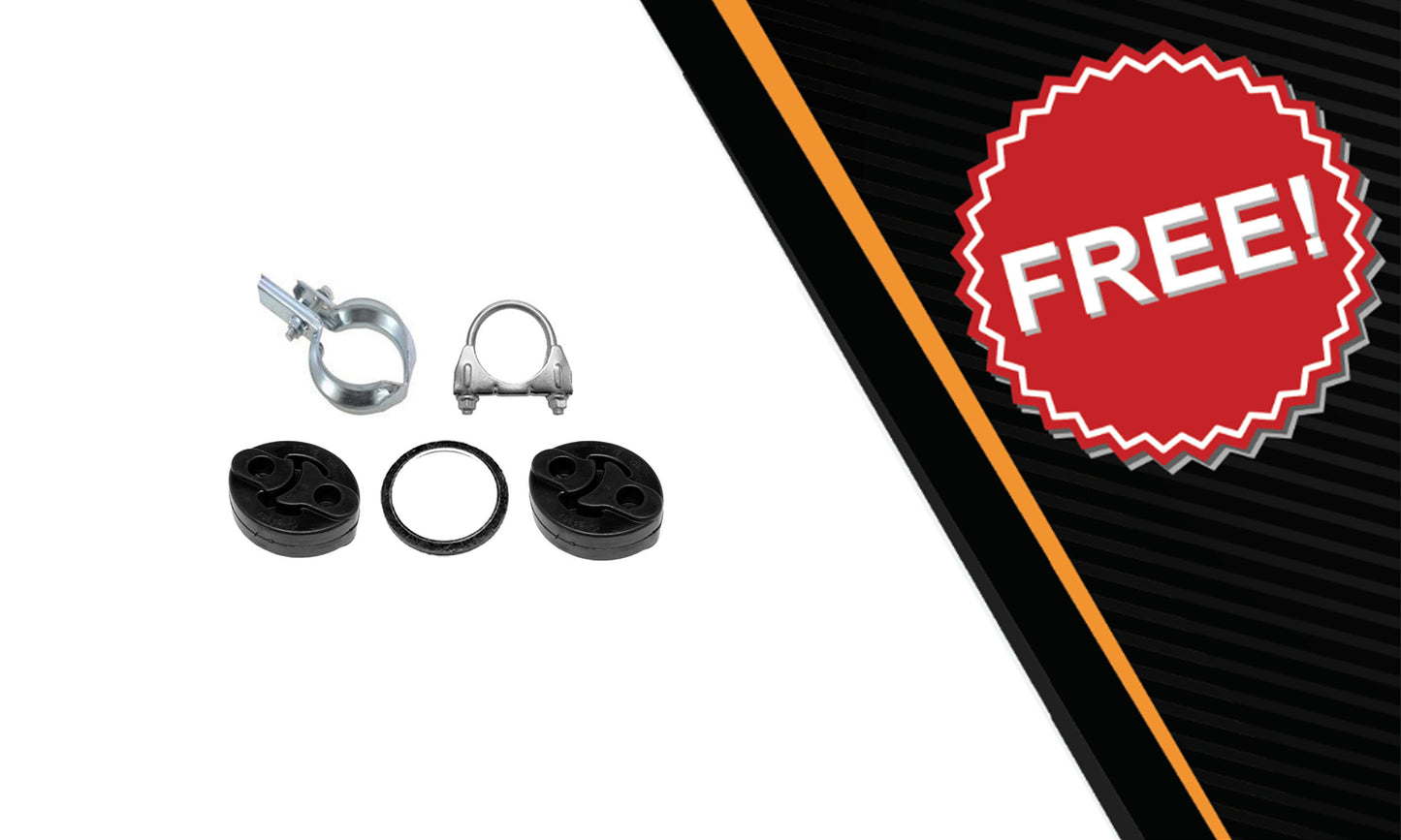 Northeastern Exhaust | Stainless Steel Rear Muffler Compatible for Toyota Sequoia 2001-2007 4.7L | Free Gasket, Clamp and Hangers Included | Automotive Replacement Part