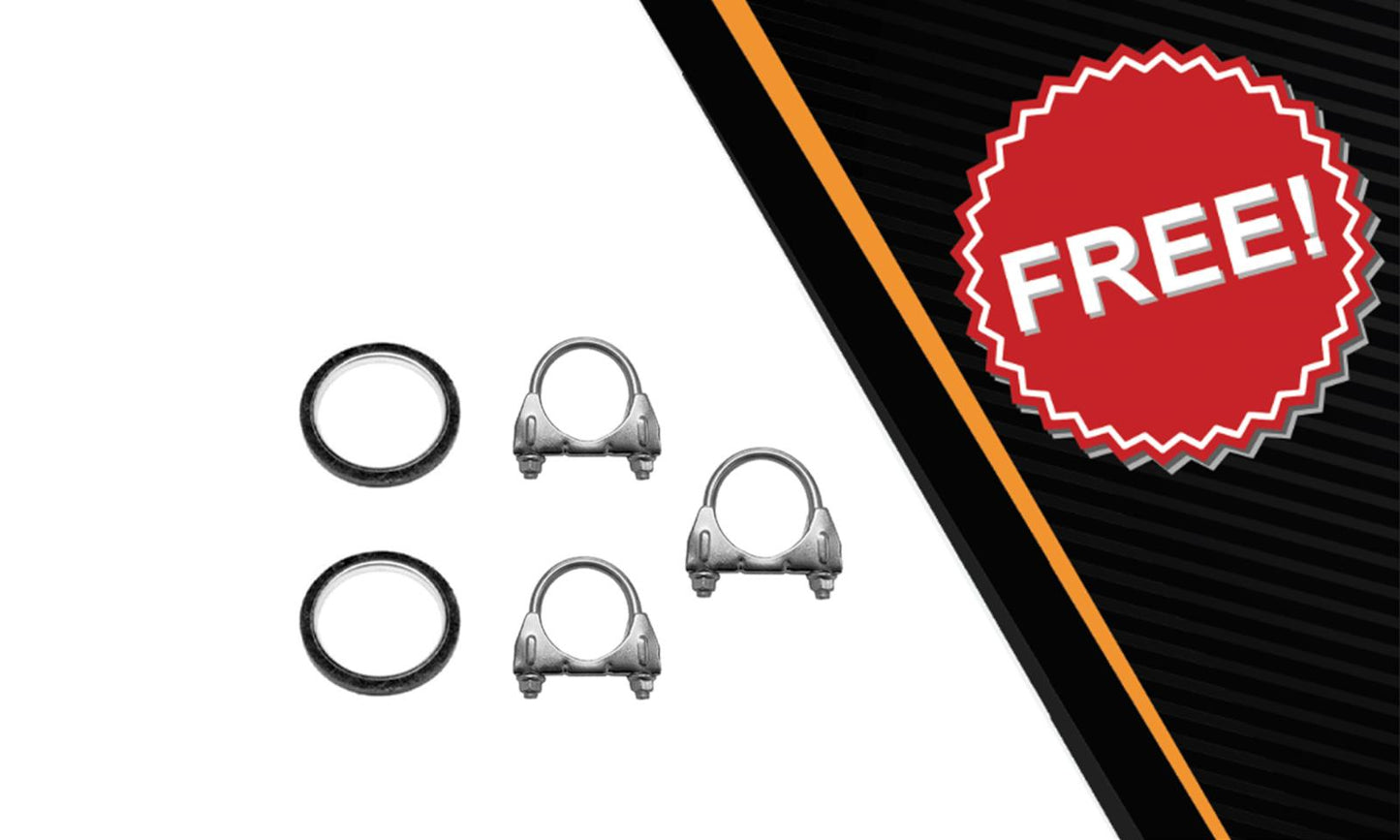 Northeastern Exhaust | Stainless Steel EPA-Approved Catalytic Converter, Resonator Pipe, Muffler, & Tail Pipe Exhaust System Kit Compatible for 2004-2006 Toyota Sienna 3.3L | Free Gaskets and Clamp Included | FWD