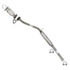 2011-2014 Honda Odyssey 3.5L EPA Approved Rear Catalytic Resonator Pipe Exhaust Kit