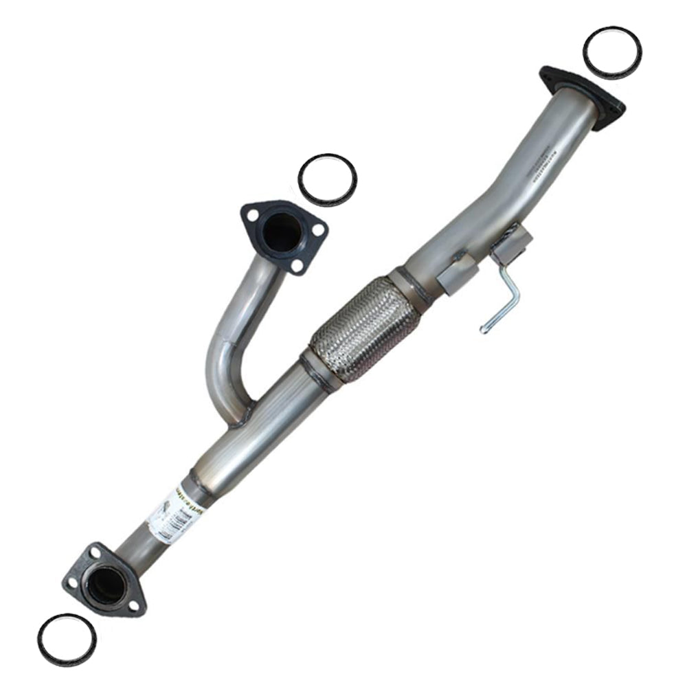 Northeastern Exhaust | Stainless Steel Front Exhaust Flex Pipe Compatible for Honda Odyssey 2005-2010 3.5L | Free Gaskets Included | Automotive Replacement Part