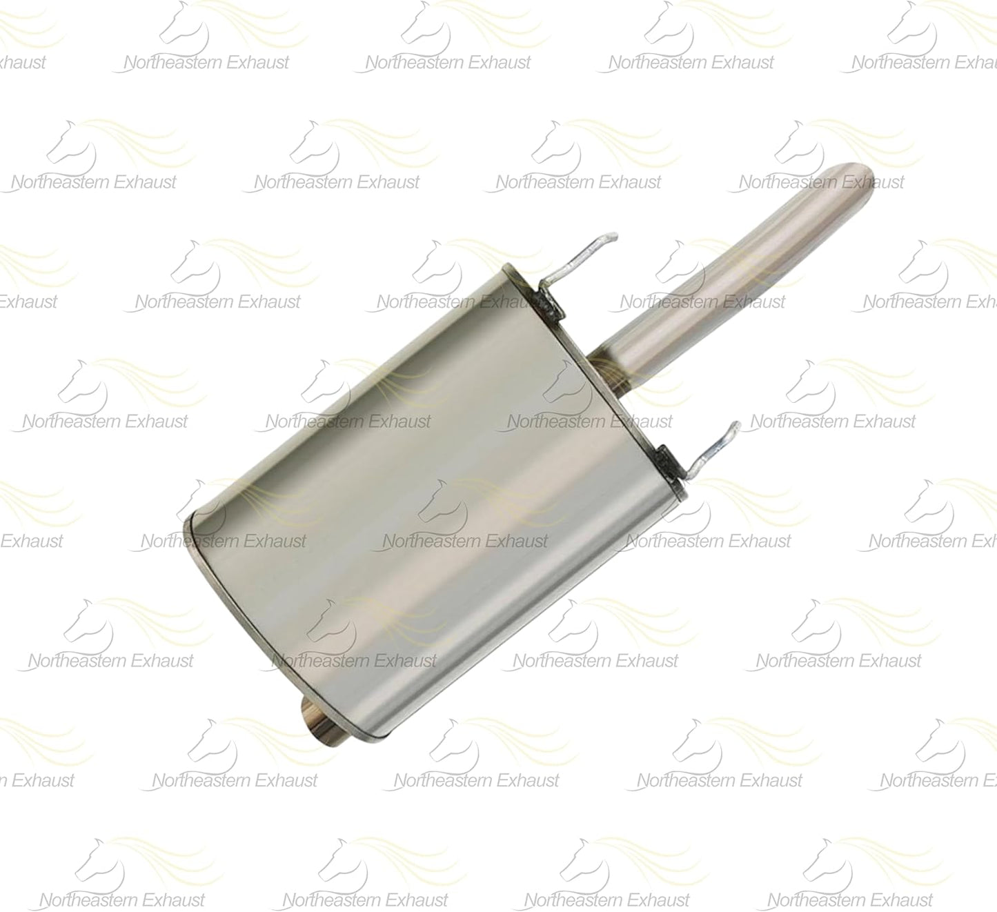 Northeastern Exhaust | Stainless Steel Exhaust Muffler Compatible for 2000-2005 Chevrolet Impala 3.4L, 3.8L | 2000-2005 Chevrolet Monte Carlo 3.4L | Free Clamp and Hangers Included