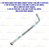 2011-2014 Hyundai Sonata 2.4L Exhaust Front Flex Pipe with Rear Catalytic and intermediate  Pipe Kit | EPA Approved