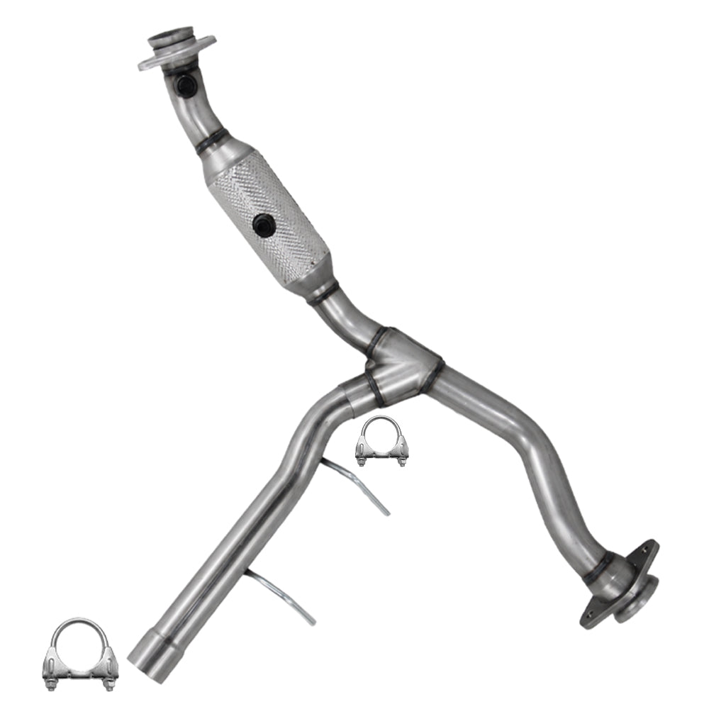 2009-2010 Ford F-150 4.6L RWD Stainless Steel Exhaust Passenger Side Catalytic - EPA Approved
