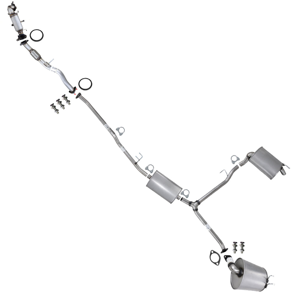 2017-2019 Honda CR-V 1.5L Catalytic Converter, Front Pipe and Mufflers - For AWD