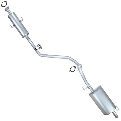 2010-2013 Kia Forte 2.0L Exhaust Resonator Pipe and Muffler