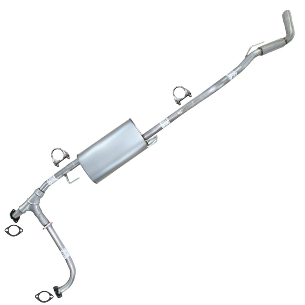 2005-2019 Nissan Frontier 4.0L Exhaust Pipes and Muffler
