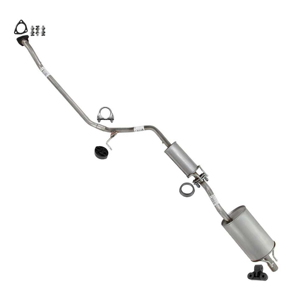2006-2011 Honda Civic 1.3L Hybrid Exhaust Resonator Pipe and Muffler Exhaust kit