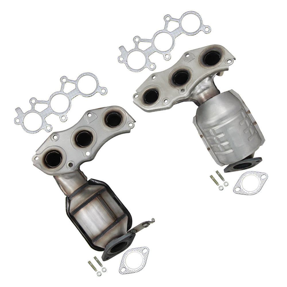 Pair of Manifold Catalytic Converter for 2005-2018 Toyota Avalon | 2009-2015 Toyota Venza | 3.5L