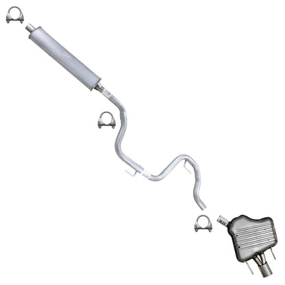 2005-2008 & 2010-2011 Saab 9-3 2.0L Exhaust Resonator Pipe and Muffler
