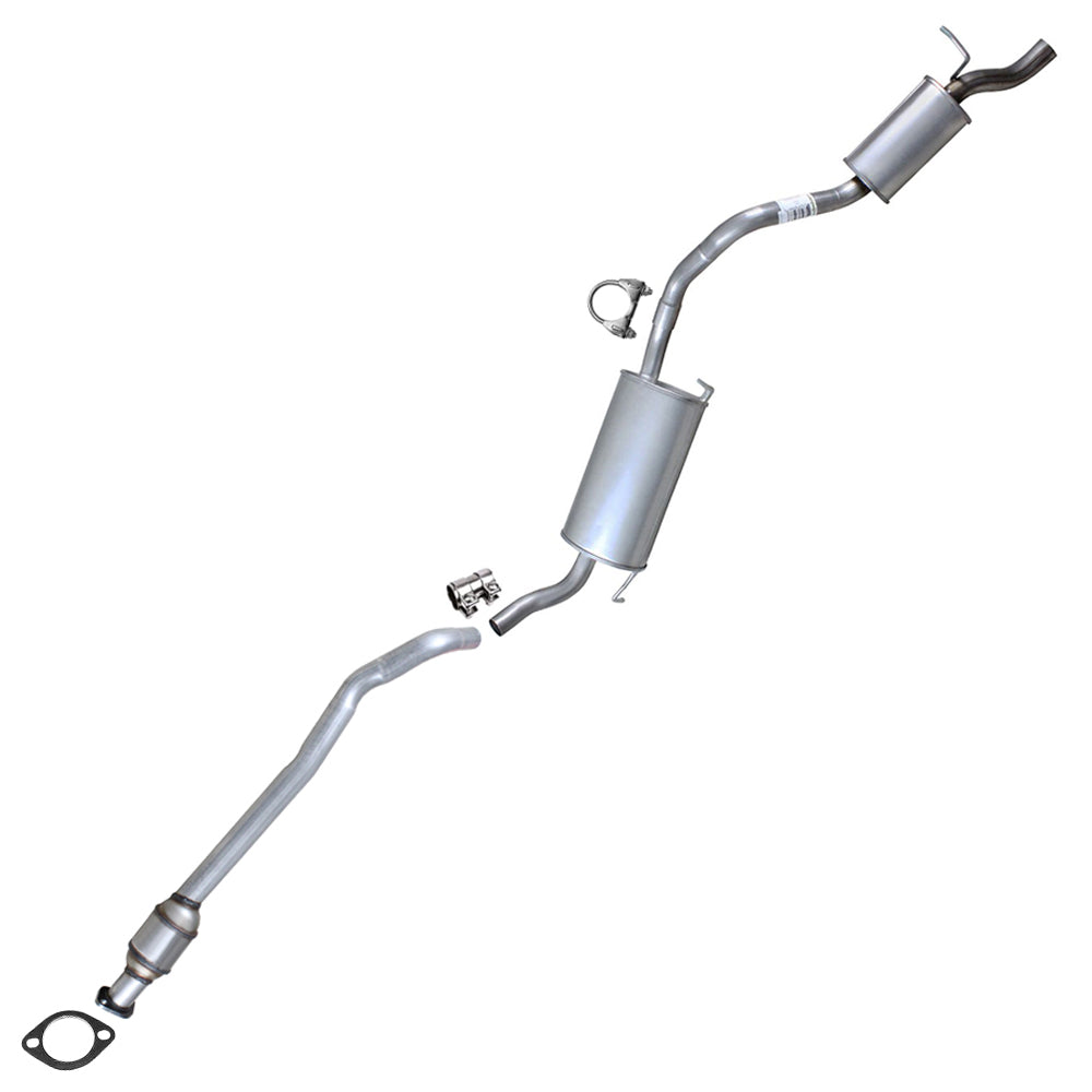 2010-2013 Ford Transit Connect 2.0L Catalytic Converter, Muffler and Resonator Pipe