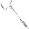 2011-2014 Ford F-150 3.7L 163in WB Pair of Exhaust Catalytic Resonator Flex Pipes Muffler Kit - EPA Approved