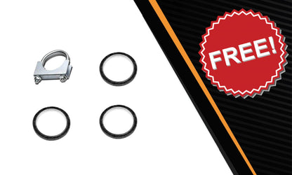 Northeastern Exhaust | Stainless Steel EPA-Approved Catalytic, Front Pipe, Resonator Compatible for 2004-2005 Toyota RAV4 2.4L | Free Gaskets and Clamp Include