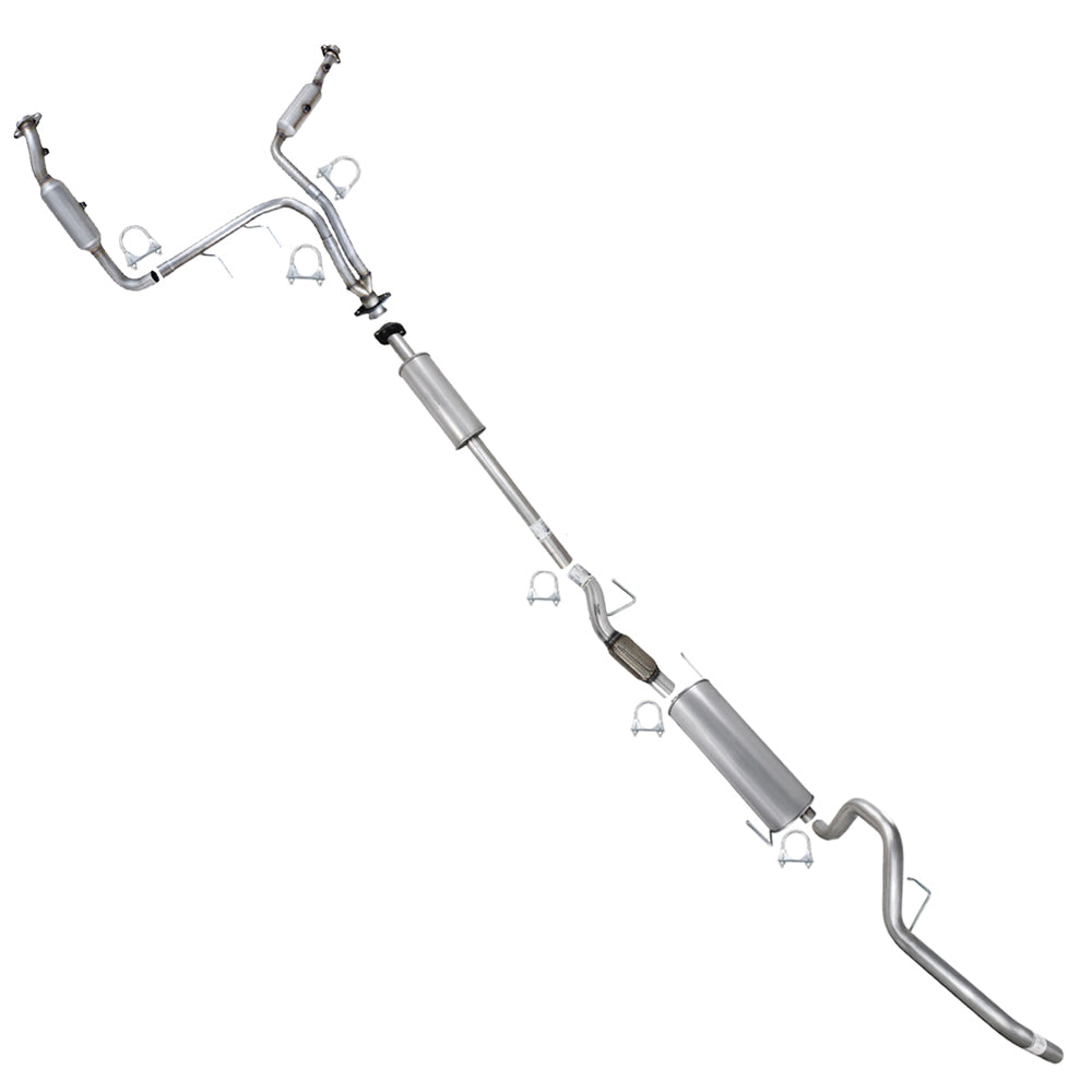 2011-2014 Ford F-150 3.7L 163in WB Stainless Steel Complete Exhaust System - EPA Approved