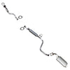 Front Exhaust Pipe, Resonator and Muffler for 2009-2011 Chevrolet Aveo5 1.6L | 2009 Pontiac G3 1.6L