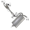 2004-2006 Nissan Quest 3.5L Exhaust Catalytic Converter and Muffler | EPA Approved
