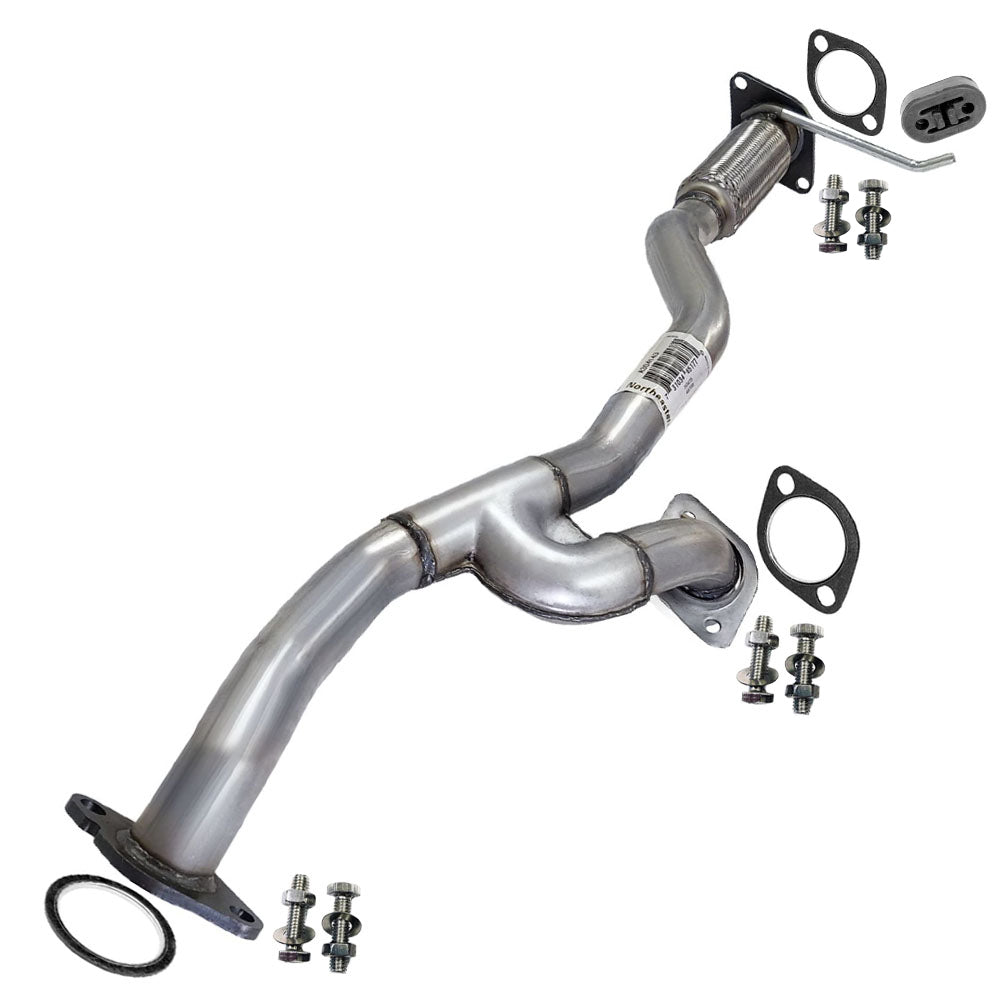 Northeastern Exhaust | Stainless Steel Exhaust Front Flex Y-Pipe Compatible for Ford Taurus 2008-2012 3.5L | Mercury Sable 2008-2009 3.5L | Free Gaskets and Bolts & Nuts Included