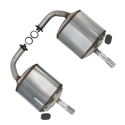 2007-2009 Nissan Altima 2.5L/3.5L Passenger and Driver-Side Exhaust Muffler