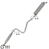 2003-2004 Saturn Ion 2.2L Resonator and Muffler Exhaust System Kit