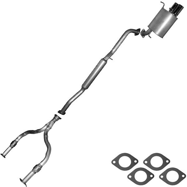 2004 Infiniti G35X 3.5L Sedan RWD Y Pipe, Resonator and Muffler Exhaust System Kit