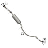 2007-2012 Acura RDX 2.3L Stainless Steel Exhaust Muffler Assembly