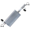 Northeastern Exhaust | Stainless Steel Exhaust Muffler with Hangers Compatible for Chevrolet S10/GMC Sonoma/Isuzu Hombre 1998-2000 2.2L |   Free Clamps and Hangers Included