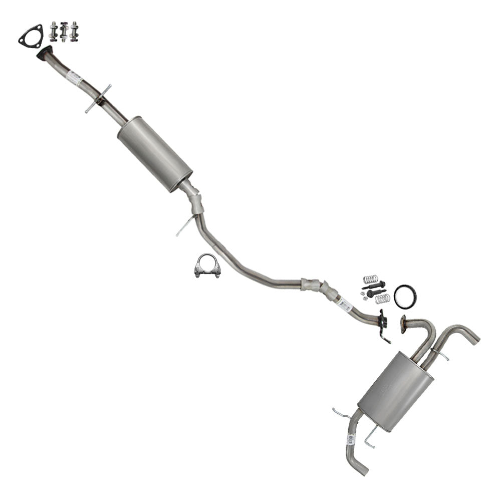 2007-2012 Acura RDX 2.3L Stainless Steel Exhaust Muffler Assembly Kit