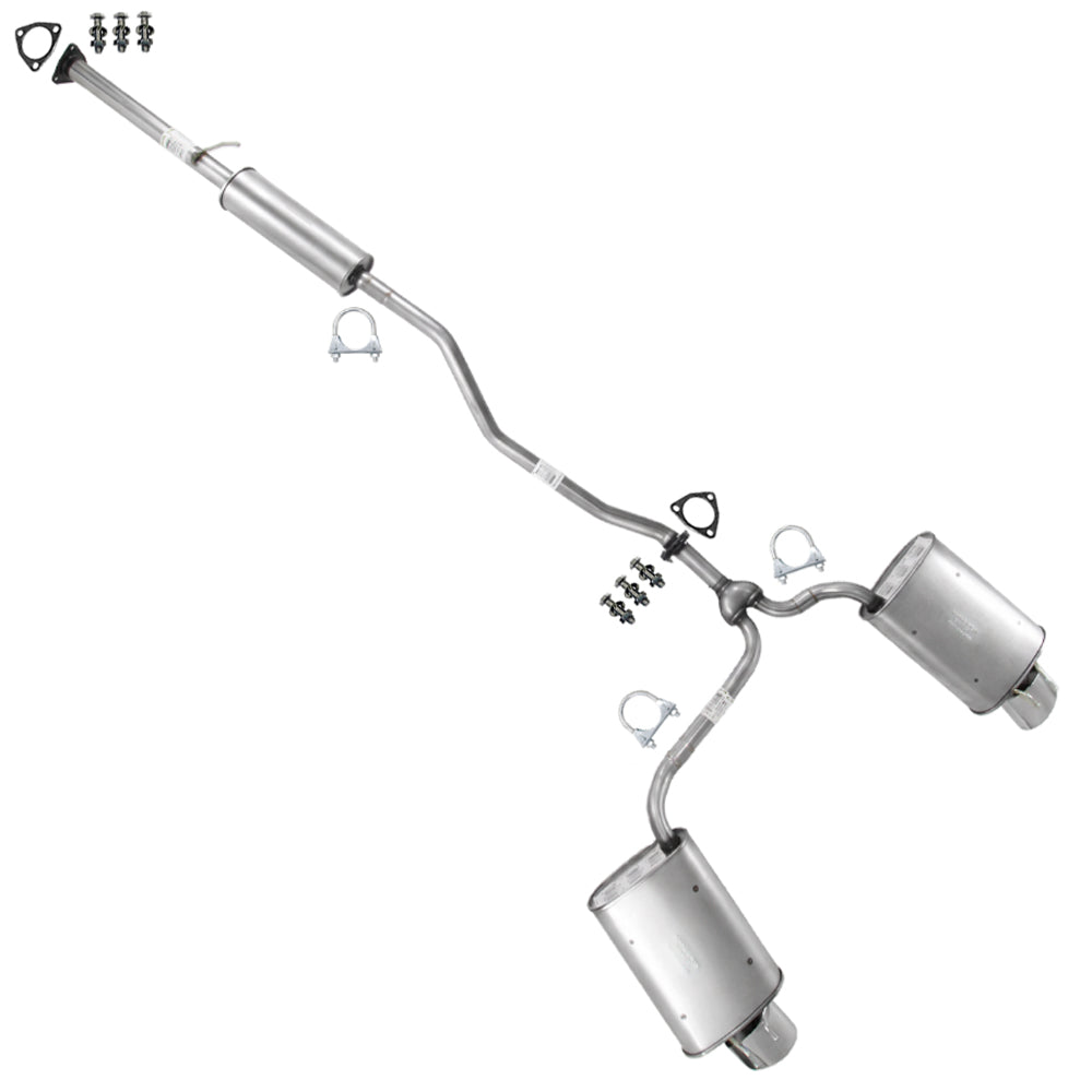2013-2017 Honda Accord 3.5L Cat-back Exhaust System Kit | SEDAN