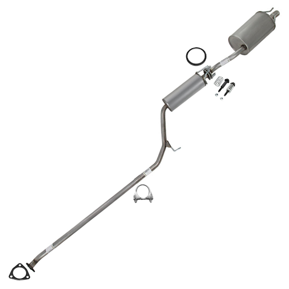 2006-2011 Honda Civic 1.8L Coupe Exhaust Resonator Pipe and Muffler