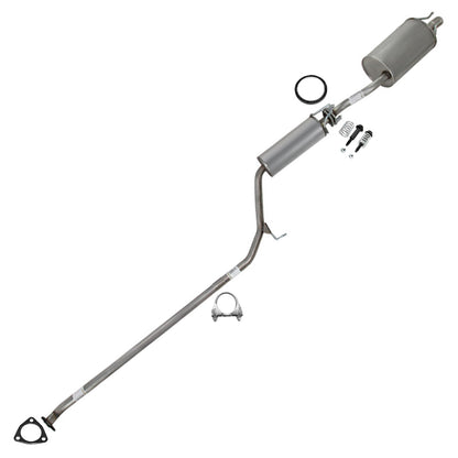 2006-2011 Honda Civic 1.8L Exhaust Resonator Pipe and Muffler