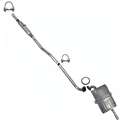 Resonator and Muffler Exhaust for 1998-2001 Chevrolet Prizm and Toyota Corolla 1.8L