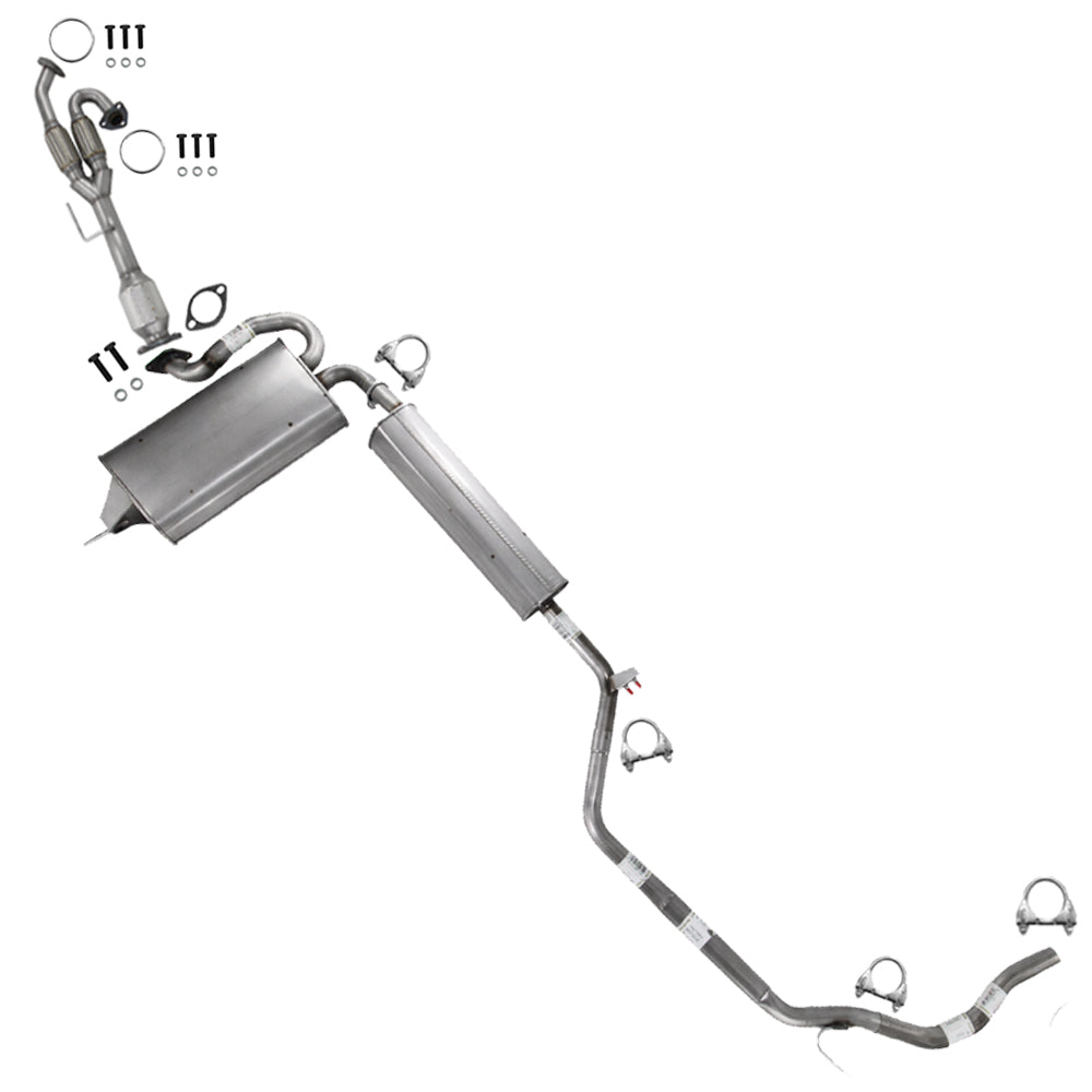 2004-2006 Nissan Quest 3.5L Rear Catalytic w/ Muffler & Resonator Kit | EPA Approved