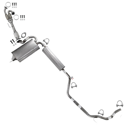 2004-2006 Nissan Quest 3.5L Rear Catalytic w/ Muffler & Resonator Kit | EPA Approved