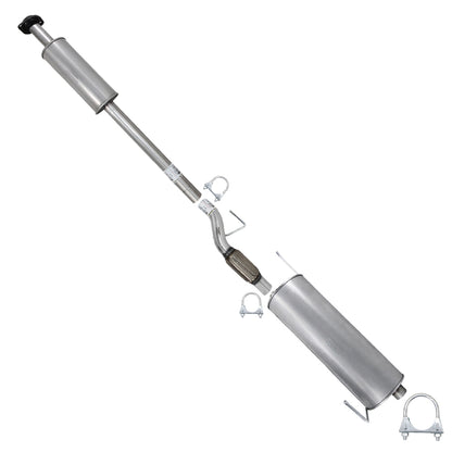2011-2014 Ford F-150 3.7L 163in WB Stainless Steel Resonator Flex Pipe & Muffler Kit