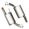 Northeastern Exhaust | Stainless Steel Pair of Muffler Exhaust Compatible for Ford Mustang 2005-2009 4.6L | Automotive Replacement Part