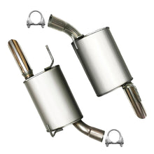 Northeastern Exhaust | Stainless Steel Pair of Muffler Exhaust Compatible for Ford Mustang 2005-2009 4.6L | Automotive Replacement Part
