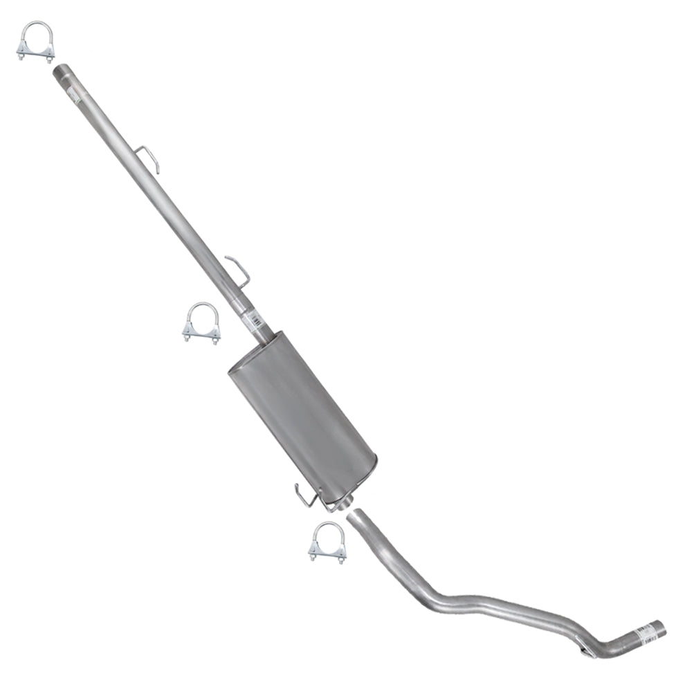 2011–12 Ram 1500 3.7L & 2011–13 Ram 1500 4.7L Stainless Steel Exhaust Pipe, Muffler, Tail Pipe Kit