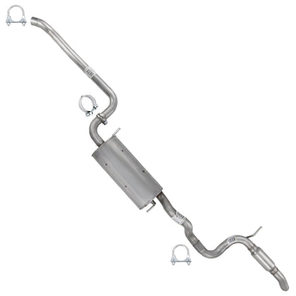 2011-2020 Dodge Grand Caravan 3.6L Intermediate Pipe, Muffler & Resonator Kit | Stainless Steel