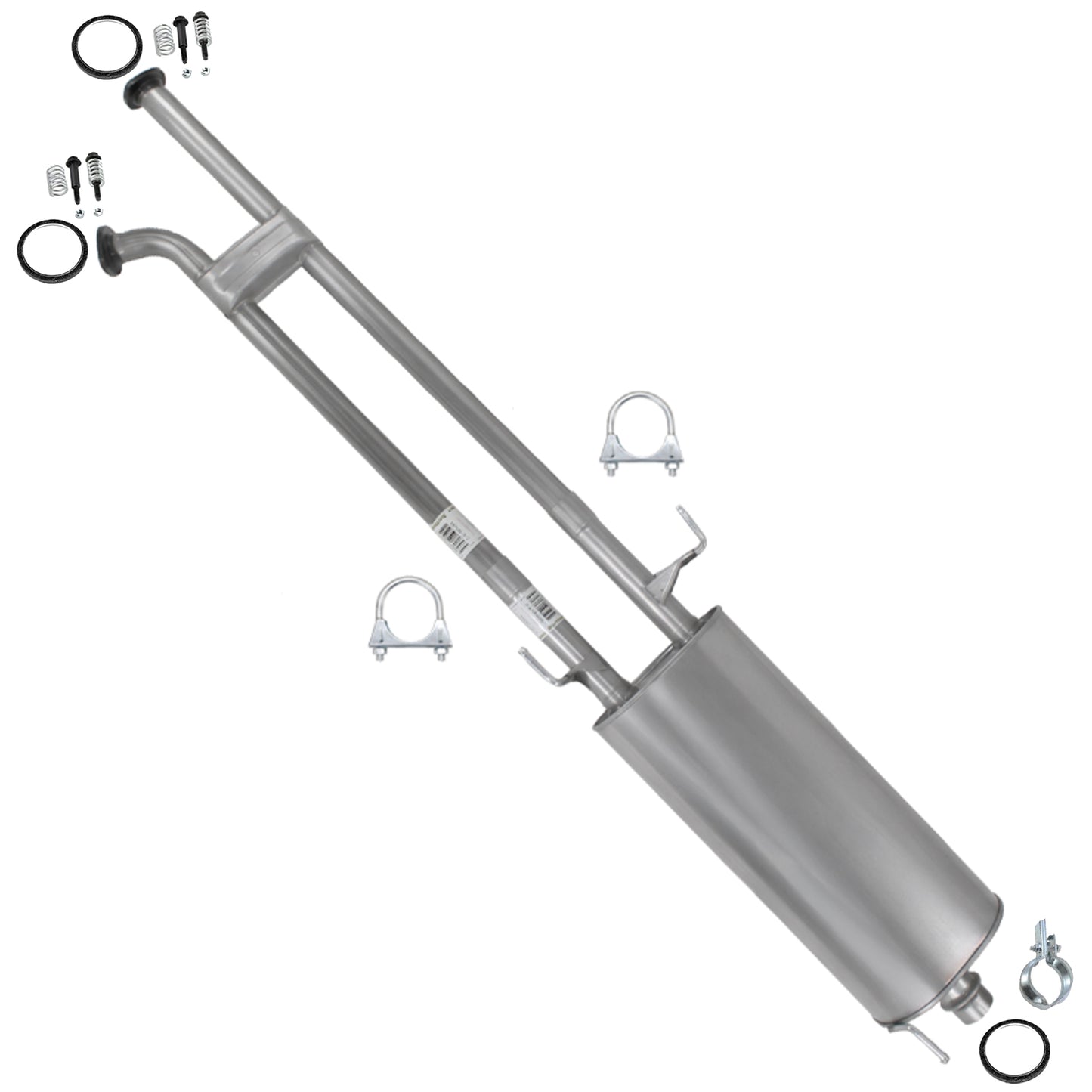 2007-2013 Toyota Tundra 5.7L Exhaust Muffler Assembly | Stainless Steel