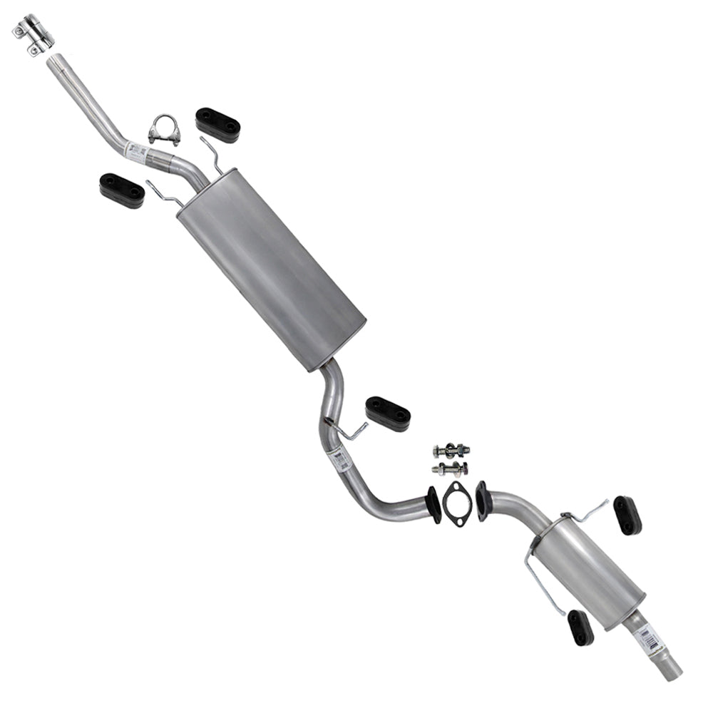 2013-2018 Hyundai Santa Fe Sport 2.4L Stainless Steel Exhaust Muffler Assembly Tail Pipe Kit