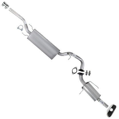 2013-2018 Hyundai Santa Fe Sport 2.4L Stainless Steel Exhaust Muffler & Tail Pipe w/ Tip Kit