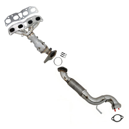 2008-2013 Nissan Rogue 2.5L Exhaust EPA-Approved Manifold Catalytic with Front Pipe Kit