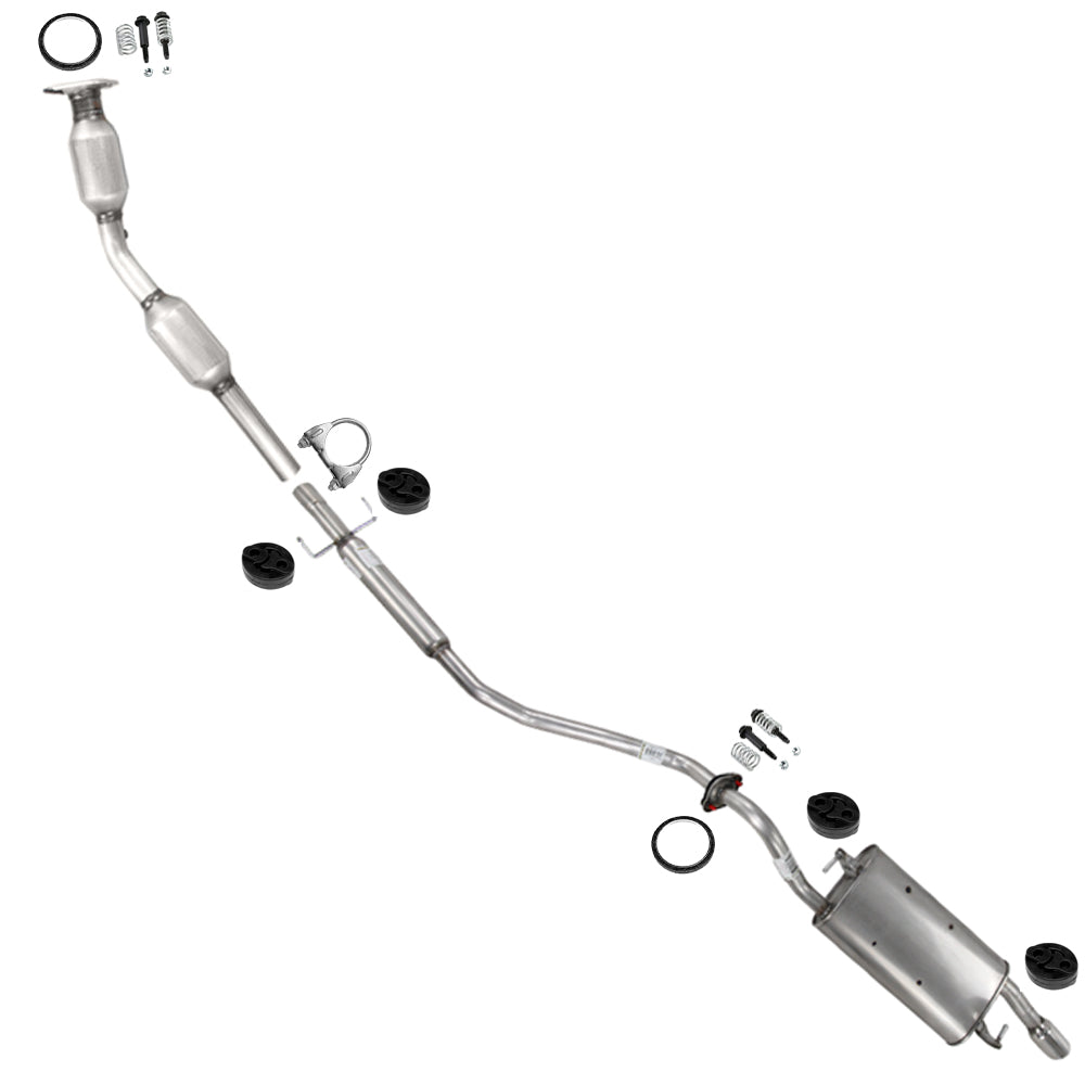2003-2005 Toyota Corolla 1.8L Catalytic Exhaust System Kit w/ Hangers EPA Approved