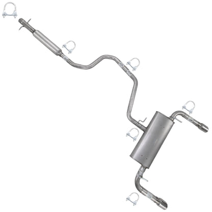 2008-2012 Chevrolet Malibu 3.6L Resonator, Intermediate Pipa and Muffler Exhaust