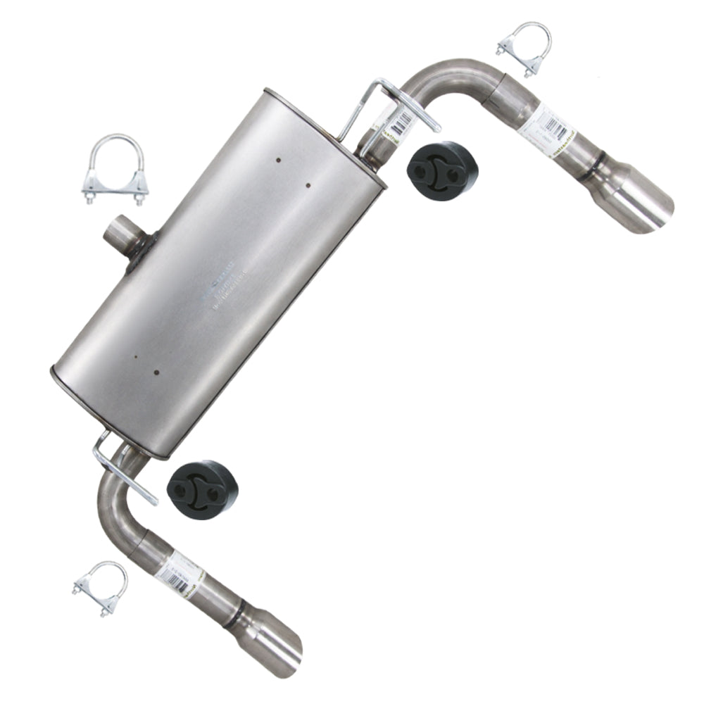 2008-2012 Chevy Malibu 3.6L Stainless Steel Exhaust Muffler Assembly with Hangers