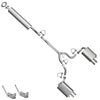 2004-2008 Nissan Maxima 3.5L Intermediate Pipe with Pair of Mufflers | Stainless Steel