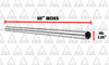 Stainless Steel Universal Straight Exhaust Pipe (5 FT) Long | 3" OD | 1.75" OD | 2" OD | 2.25" OD | 2.5" OD | 5" OD