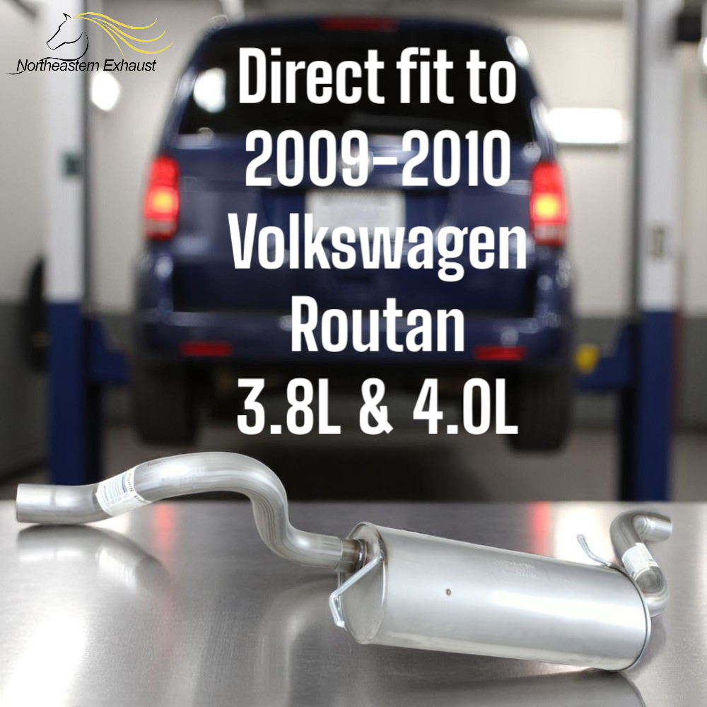 2009-2010 Volkswagen Routan 3.8L 4.0L Exhaust Muffler Assembly