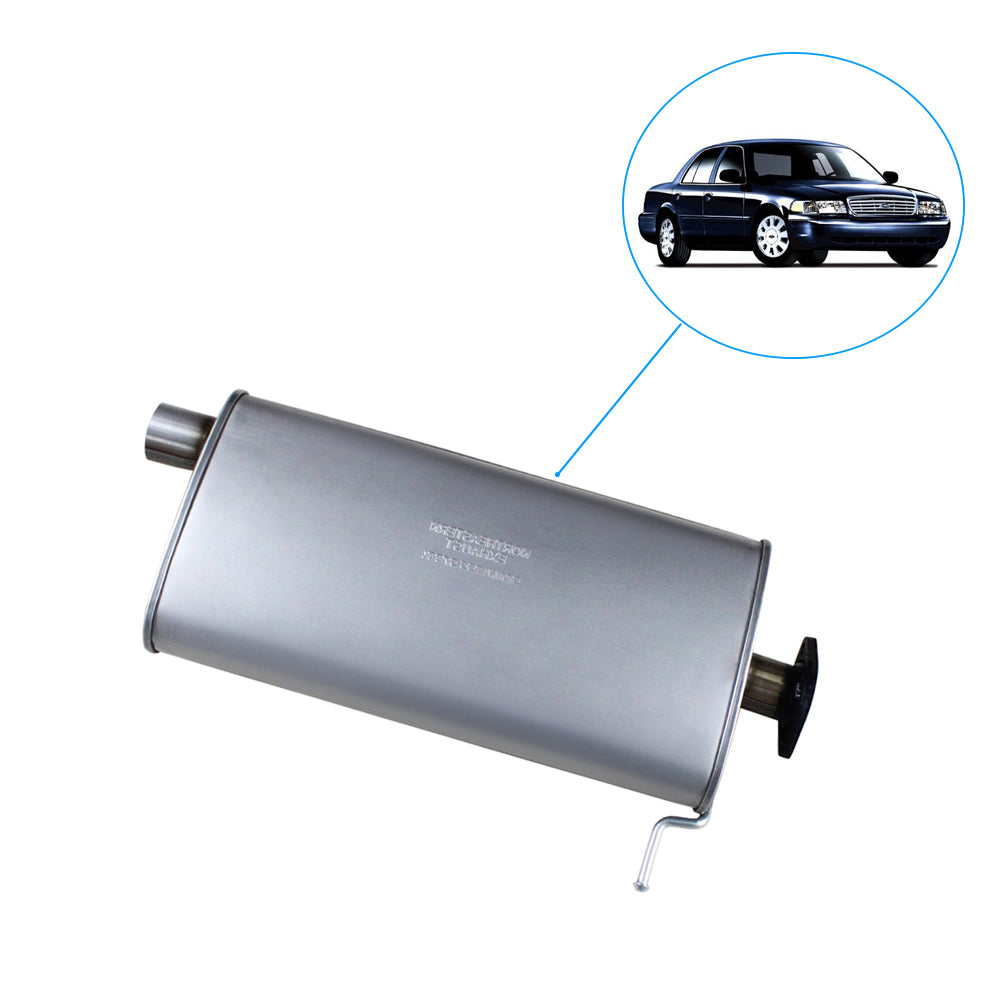 Exhaust Muffler for 2003-2011 Ford Crown Victoria and Mercury Grand Marquis 4.6L