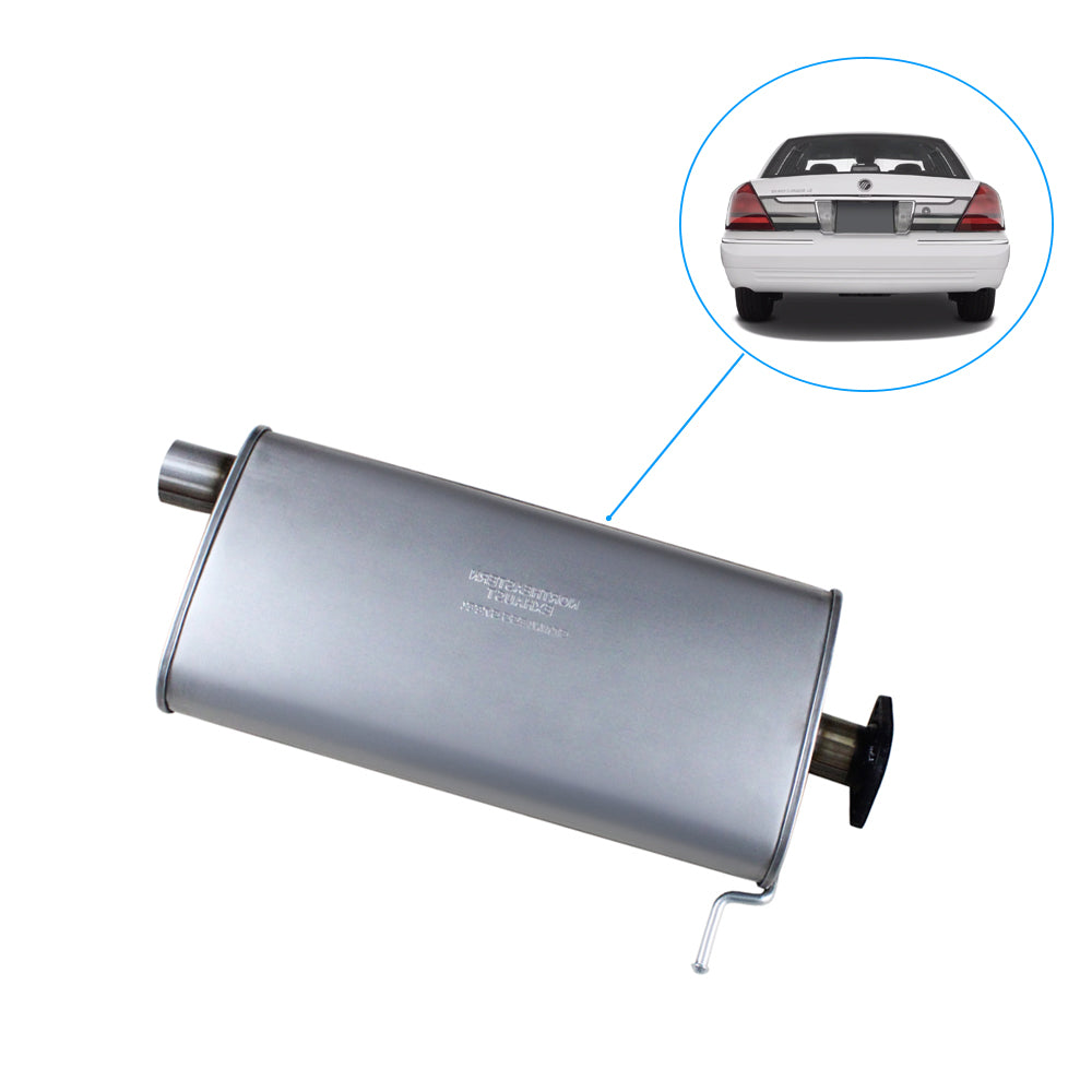 Exhaust Muffler for 2003-2011 Ford Crown Victoria and Mercury Grand Marquis 4.6L